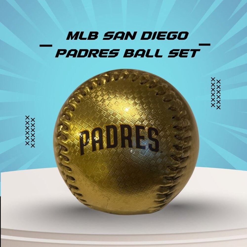 MLB San Diego Padres Gold Collectible Baseball By Rawlings
